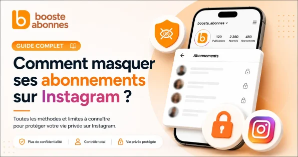 comment masquer abonnements instagram