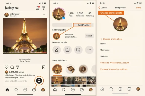 Comment changer sa photo de profil sur Instagram en 2026