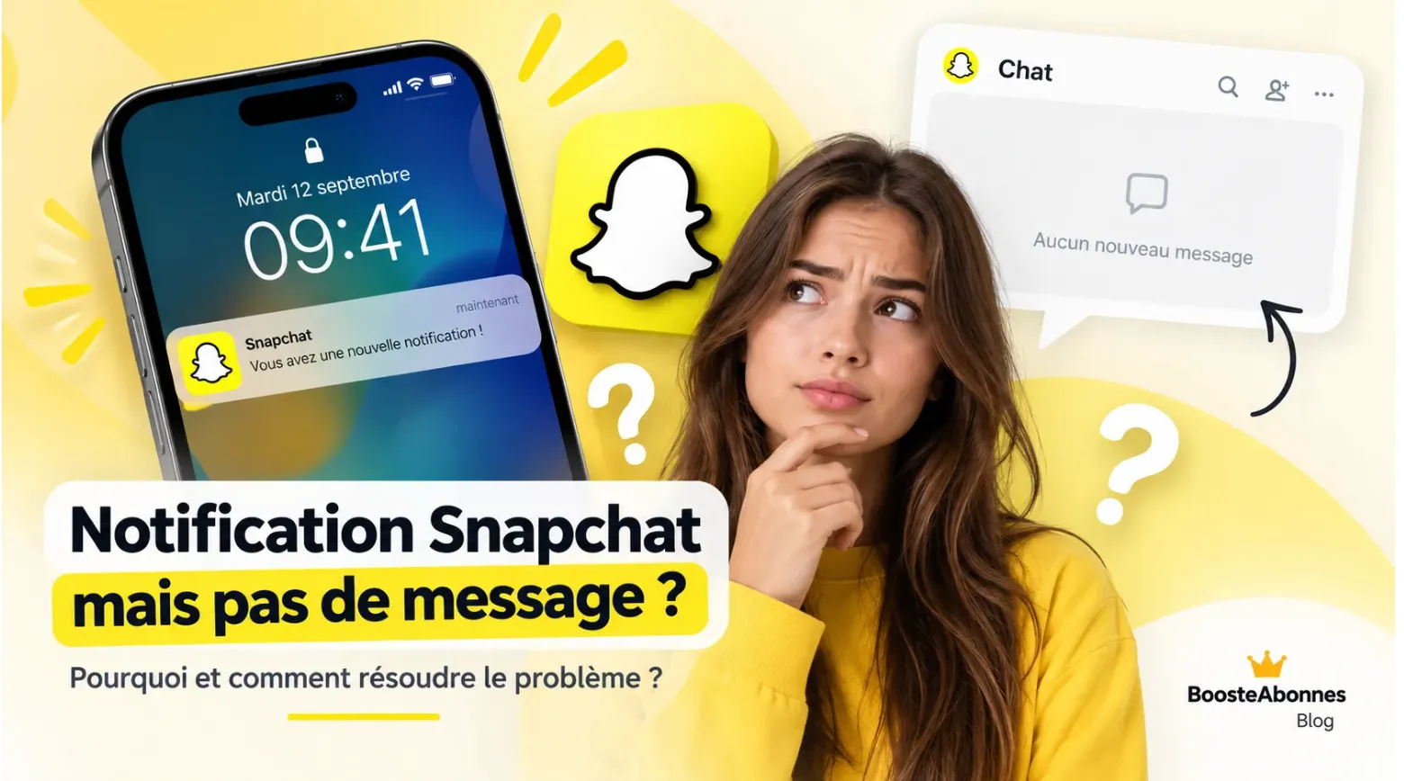 notification snapchat mais pas de message 1