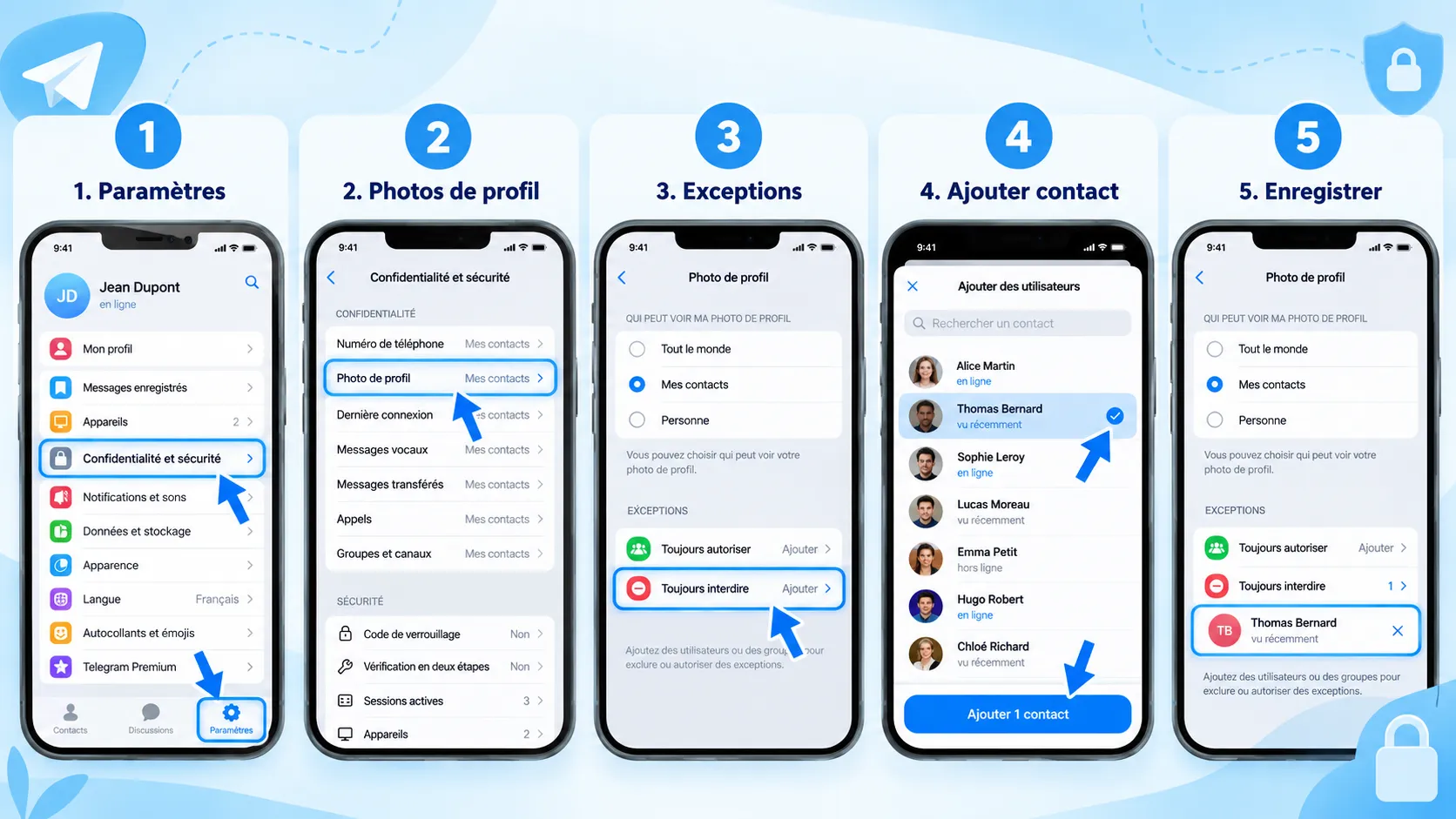Comment cacher sa photo de profil Telegram ? 3 photo profil publique telegram