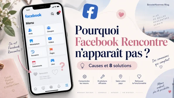 pourquoi facebookirencontre n appaarait pas