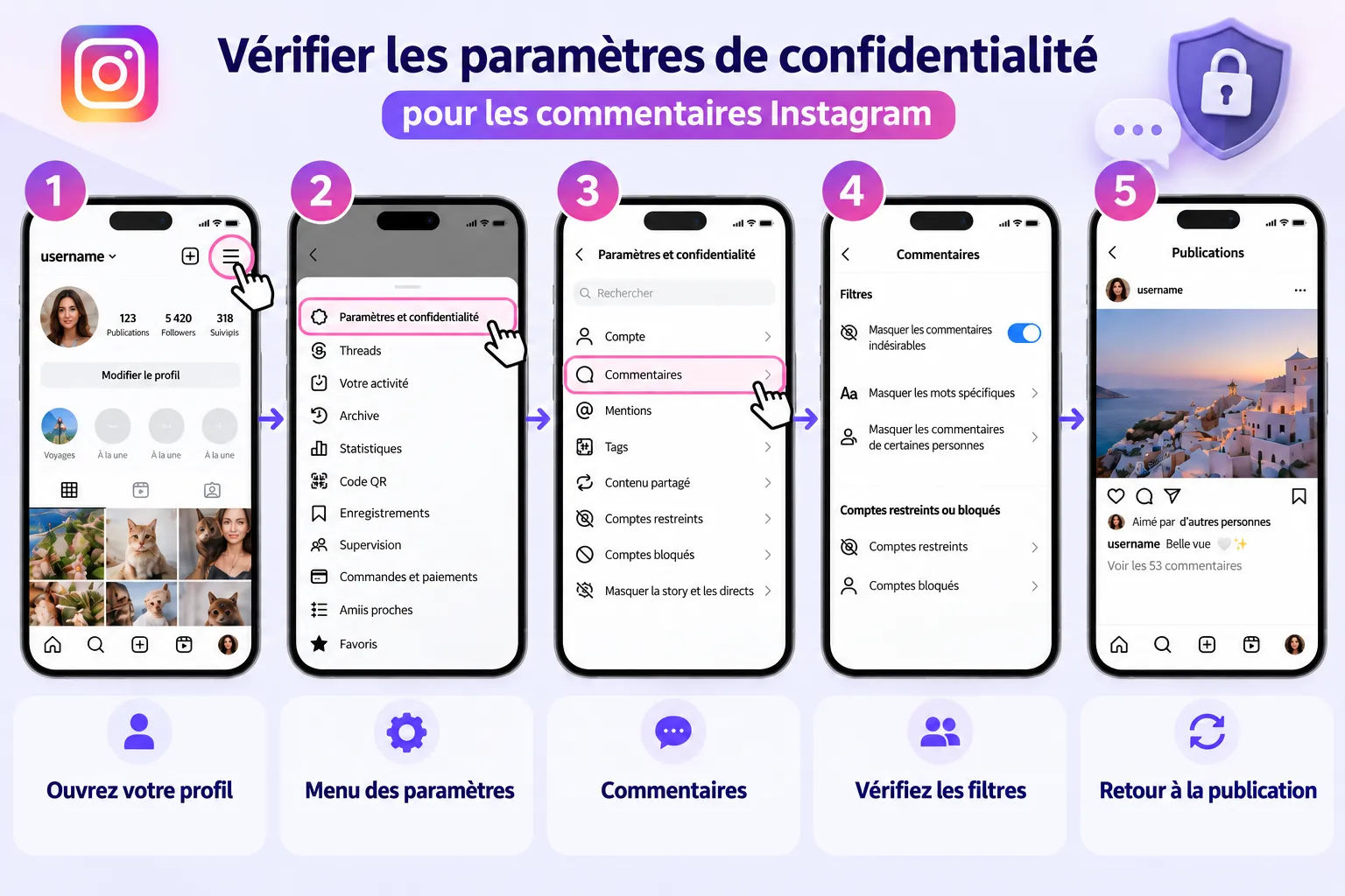 Comment voir les commentaires sur Instagram ? Guide 2026 3 verifier les parametres de confidentalite