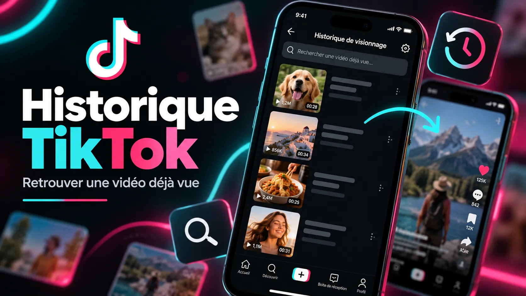 comment voir historique visionnage tiktok