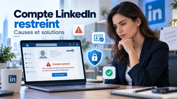compte linkedin restreint causes solutions