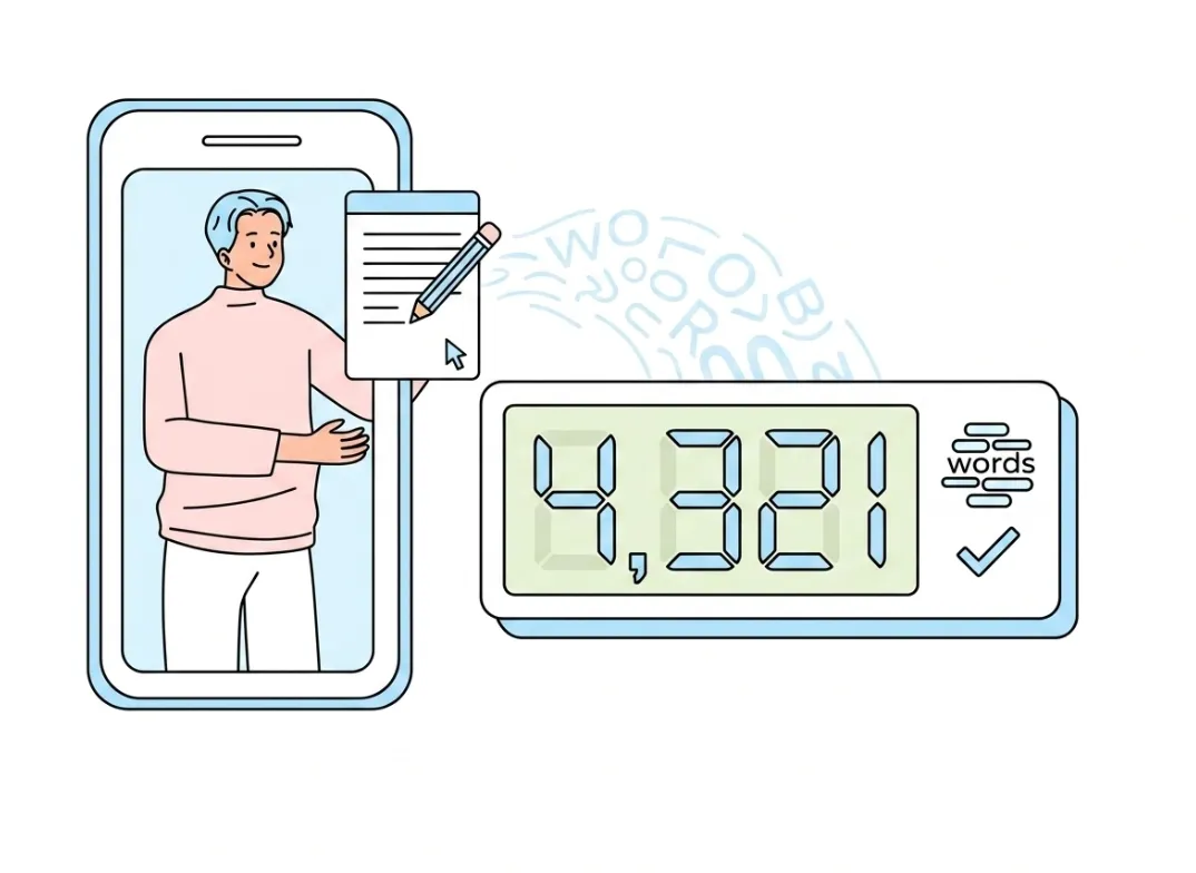 compteur de mots et de caracteres