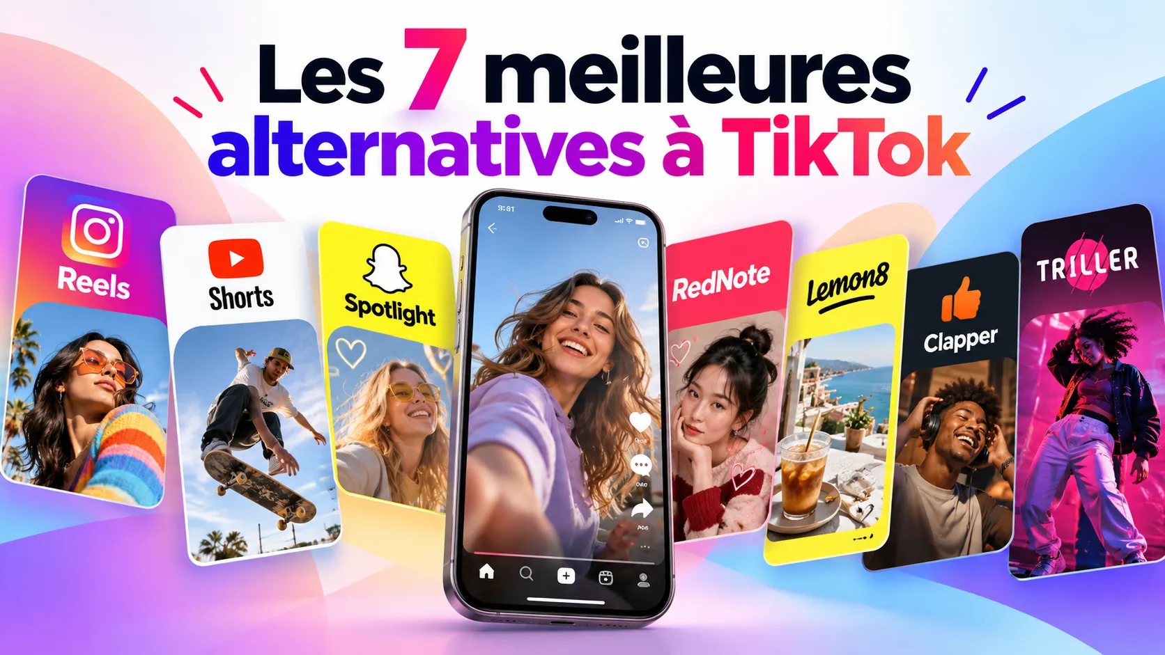 meilleures alternatives tiktok